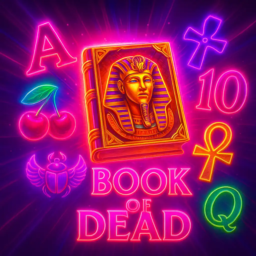 Book Of Dead slot game screen at PokerBet Casino