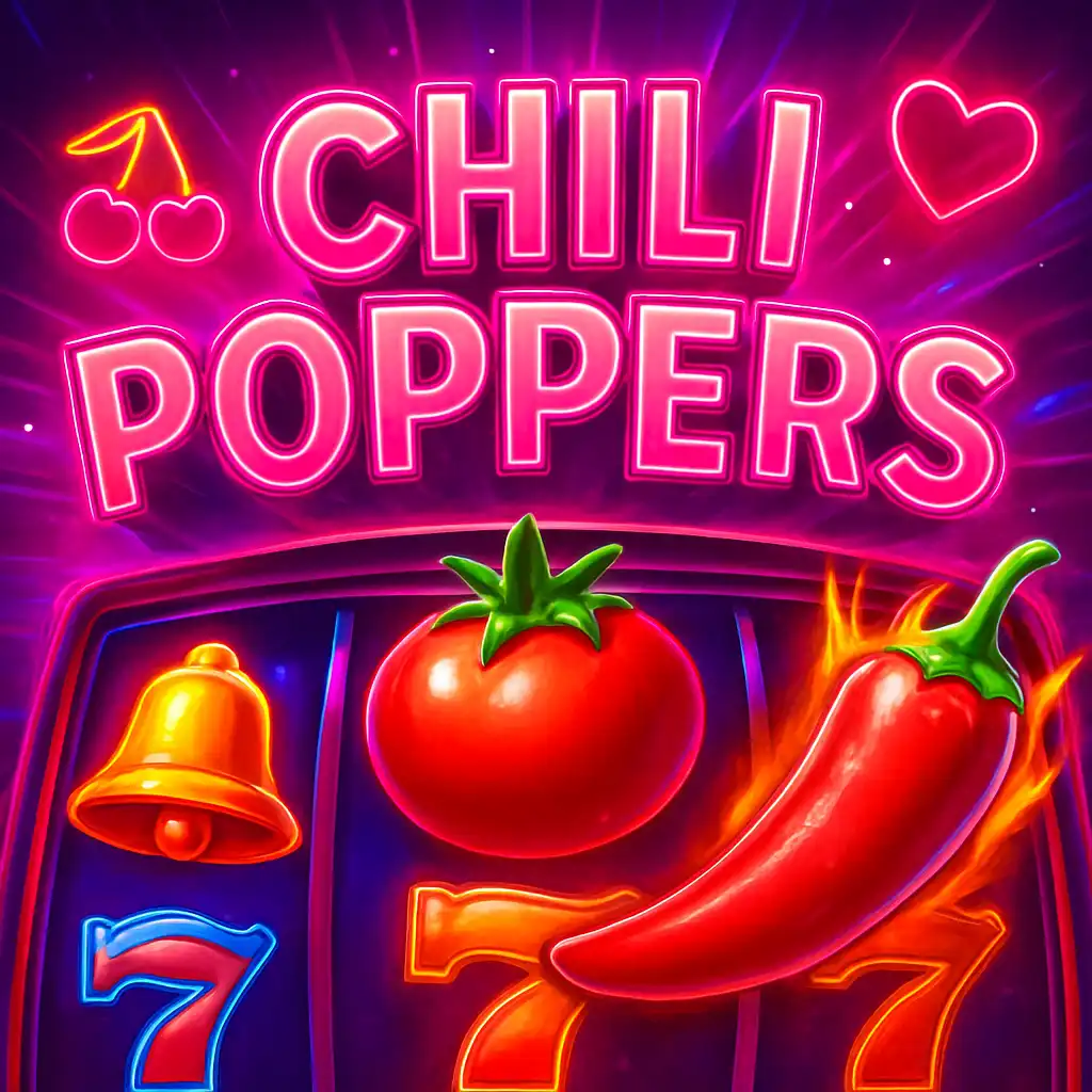 Chili Poppers slot game screen at PokerBet Casino