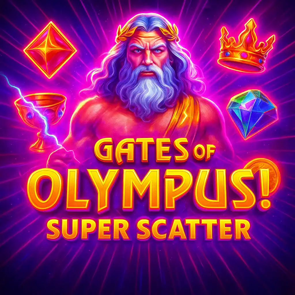 Gates of Olympus Super Scatter slot game screen at PokerBet Casino