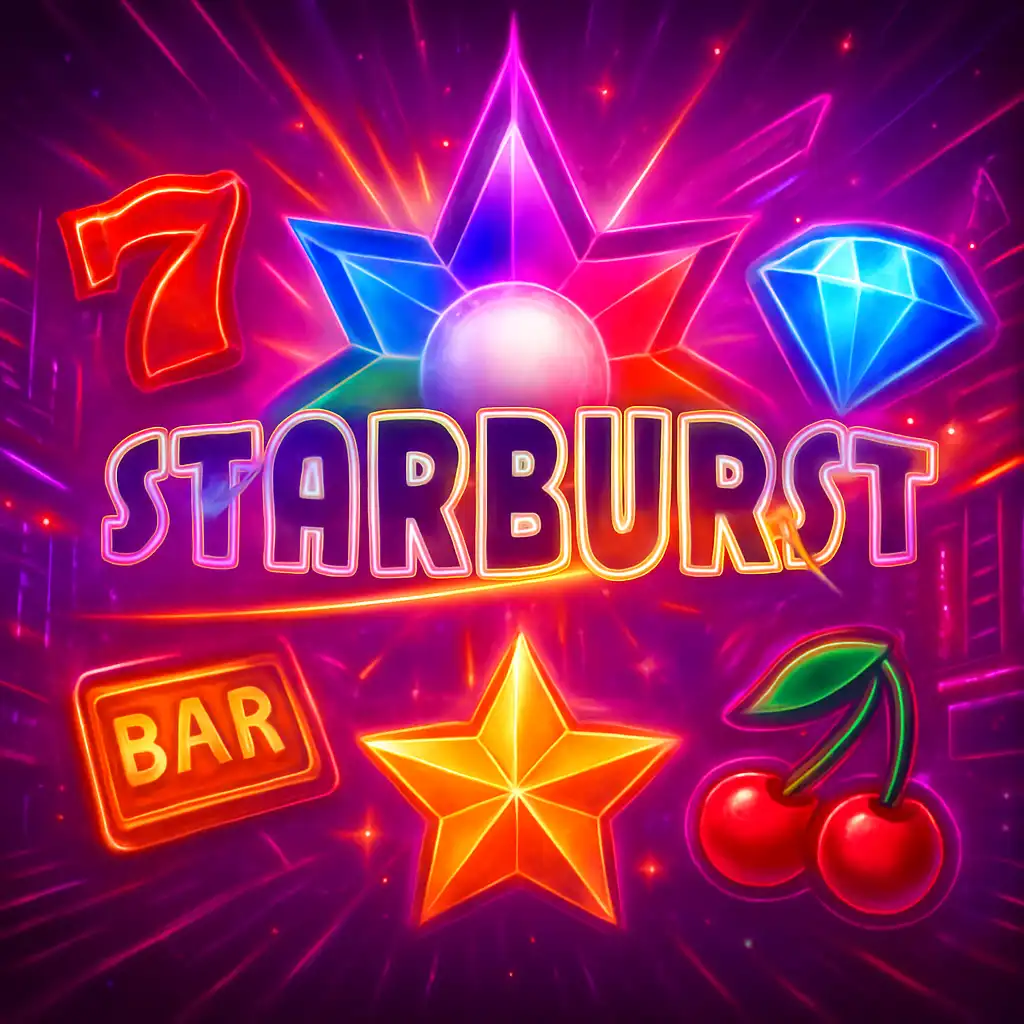 Starburst slot game screen at PokerBet Casino