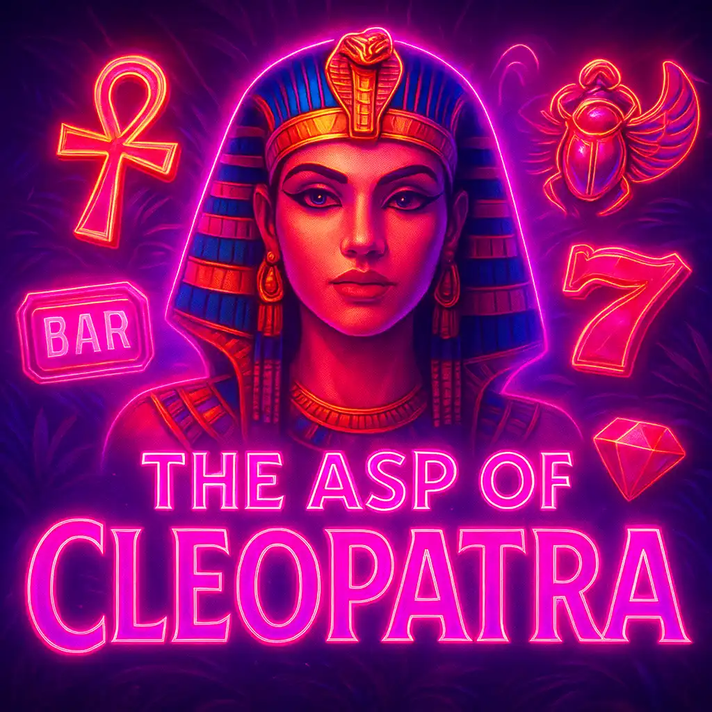 The Asp of Cleopatra slot game screen at PokerBet Casino